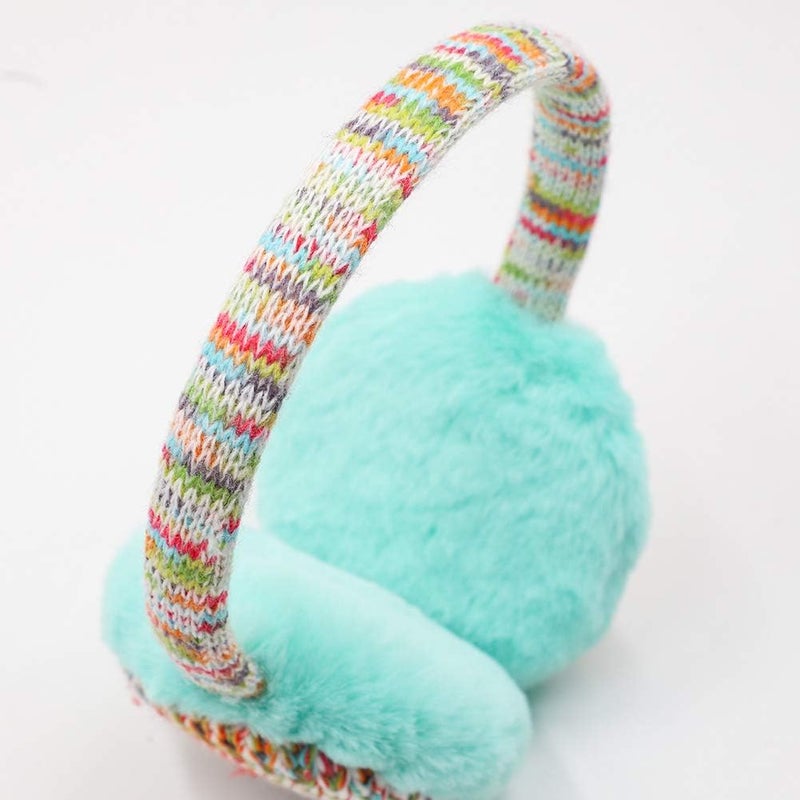 Ztl Kids Knit Earmuffs Winter Outdoor Plush Ear Warmers for Boys Girls 4-16 Years - Image 4